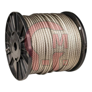 HLM 304/316 해양 등급 스테인리스 스틸 와이어 로프, 7x7 7x19 PVC 코팅 케이블 (리프팅, 건축, 장식용) - Product Image 4