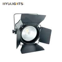 200W COB LED Par Light avec portes de grange DMX512 Strobe Warm & Cold White DJ Wash Beam Effect Stage Lighting