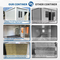 Garage modulaire préfabriqué en acier extensible de 20 pieds et 40 pieds, garage portable en conteneur préfabriqué, vente en gros