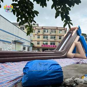 <span class=keywords><strong>Toboggan</strong></span> aquatique gonflable géant commercial en PVC pour l'extérieur avec <span class=keywords><strong>piscine</strong></span> amovible pour la cour - Product Image 2