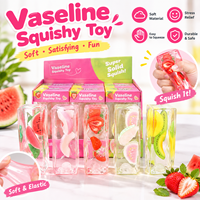 Jouet à presser réaliste en forme de bâtonnet glacé aux fruits B Vaseline, texture douce et crémeuse, unisexe, à partir de 3 ans, emballage en boîte
