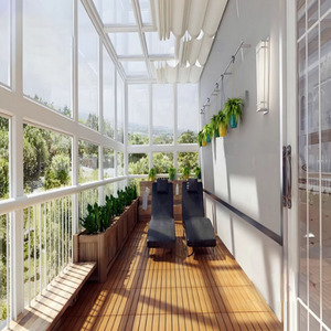 Techo de vidrio de aleación de aluminio personalizable, <span class=keywords><strong>aislamiento</strong></span> térmico, recinto de <span class=keywords><strong>terraza</strong></span>, protección contra la lluvia solar para villas, hoteles, terrazas solares - Product Image 3