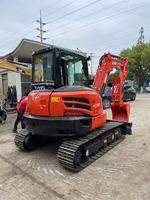 Gebrauchte japanische 5-Tonnen- und 6-Tonnen-Mini-Kubota-Bagger Kubota KX057 KX163 KX155 U55 gebrauchte Kubota KX165 U55 Kleinbagger.