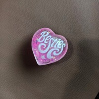 Produit transfrontalier très populaire : NeeDoh Teenie Sparkle Hearts, édition limitée Saint-Valentin, mini cœur souple anti-stress unisexe