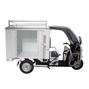 Tricycle électrique >1000W, capacité de charge utile de 200-300 kg, benne de chargement fermée 48V, carrosserie ouverte en acier, type de conduite motorisé, poids à vide - Product Image 5