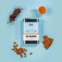 Boîte à café en fer blanc personnalisée de luxe, qualité alimentaire, 150-350g, hermétique, avec système de dégazage, pour grains de café et thé
