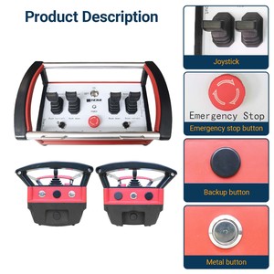 Control remoto proporcional hidráulico de 4 palancas con certificación CE, modelo popular - Product Image 3