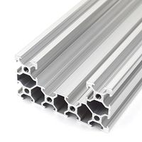 Profilé d'extrusion carré en aluminium sur mesure 4080C, prix usine, 6063 avec services de pliage, découpe et soudage, MOQ 1 pièce