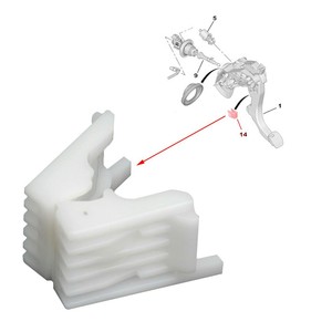 Clip de ressort de pédale d'embrayage 9820342980 pour Peugeot Partner 3008 5008 308 Traveller - Product Image 3