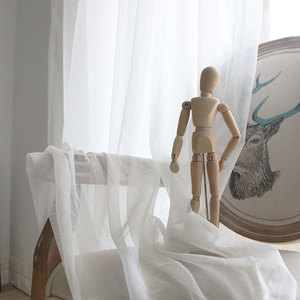 <span class=keywords><strong>Tissu</strong></span> de <span class=keywords><strong>rideau</strong></span> de brocart de textile à la maison brodé par voilage - Product Image 4