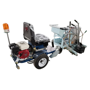 Máquina de pintura termoplástica para señalización vial Showway Line Driver, con motor de gasolina de 5.5HP, dos plataformas para los pies, modelo SW-11. - Product Image 6