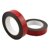 Ruban adhésif en mousse PE acrylique noir double face de haute qualité, imperméable, pour applications industrielles, électroniques et automobiles
