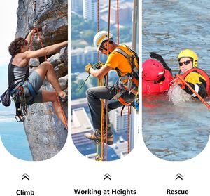 Cuerda de Arborista de 1/2 Pulgada, 250 Pies, Cuerda Estática de Alta Resistencia para Trabajos de Arboricultura, Tala, Elevación, Cuerda Utilitaria de Poliéster de Alta Resistencia - Product Image 6