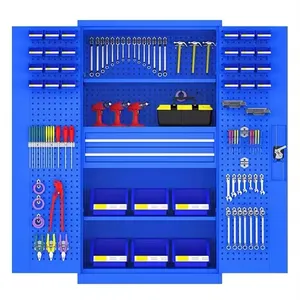 Heavy tool cabinet workshop hardware thickened iron cabinet factory Industrial grade auto repair with lock storage locker