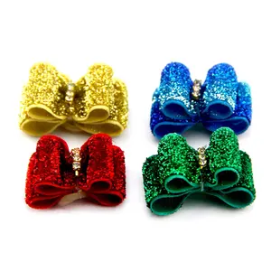 Fabriek Goedkope Bling Bling Huisdier Tondeuse Honden Hair Bows