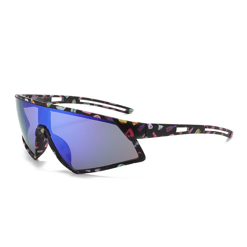 Wholesale Outdoor Sports Sunglasses Fashion Big Frame Cycling Eyewear UV400 Driving Glasses