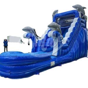 Hop Jump Commercial Water <span class=keywords><strong>Wateer</strong></span> Türsteher China zu vermieten Double Infla table Slide - Product Image 1