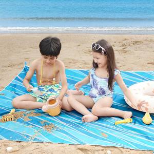 Plus Size Custom Printed 2024 Wholesale Bohemian Style Square Outdoor Camping Oversized Beach Picnic <b>Waterproof</b> Foam <b>Mat</b> - Product Image 4