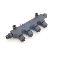 Connecteur T-Splitter NMEA2000 M12 5 broches IP67 blindé 4 ports 5 voies multiport pour capteur