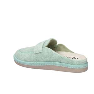 Salvi Pantoufles d'hiver pour femmes Aquamarine 61L-001 Chaussures d'intérieur doublées de polaire douce - Product Image 3