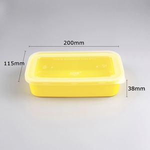 FTS กล่องพลาสติกใส่ซูชิ,กล่องเบนโตะสไตล์ญี่ปุ่นเป็นมิตรกับสิ่งแวดล้อมกล่องใส่อาหารแบบใช้แล้วทิ้ง - Product Image 4