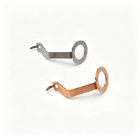 Support de lampe en laiton massif, anneau de suspension en laiton, pièce estampée en métal, accessoires d'éclairage, personnalisation OEM ODM de précision