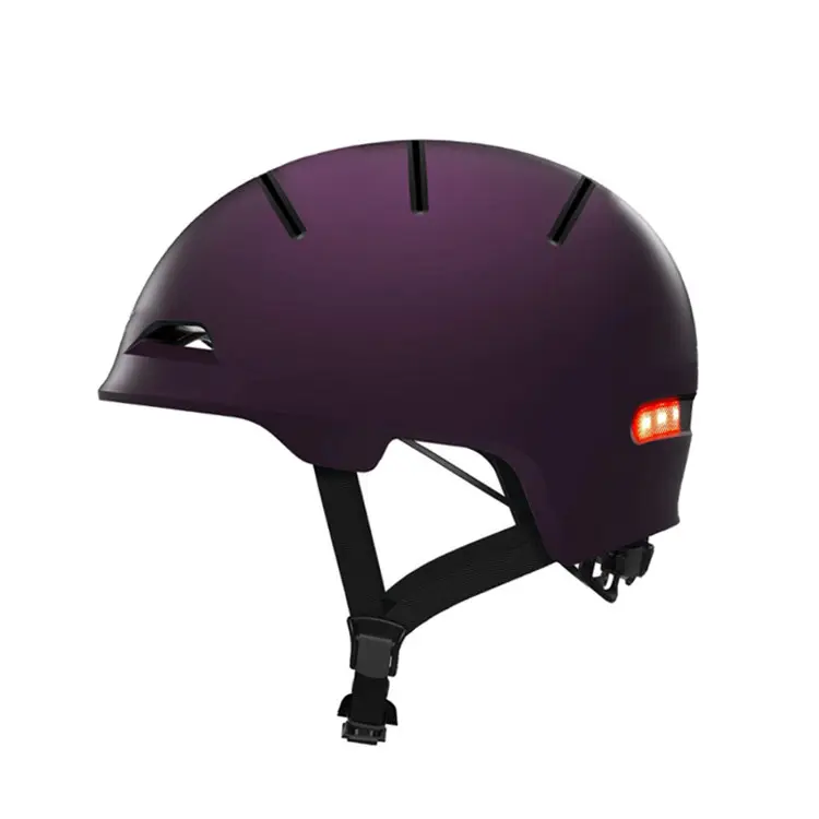 Helm Sepeda MTB Bersertifikat AS/NZ2063 CE CPSC dengan Lampu Belakang LED untuk Sepeda Skuter Skating Helm Bersepeda Pintar dengan Bluetooth