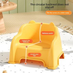 Taburete Moderno para el Hogar, Silla Pequeña con Respaldo, Apilable, Otomana <span class=keywords><strong>de</strong></span> Plástico Ultrabajo para Sala <span class=keywords><strong>de</strong></span> Estar - Product Image 3