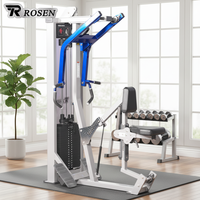Máquina de Remo Sentado con Peso Seleccionable ROSEN Fitness, Equipo de Gimnasio Unisex para Entrenamiento de Fuerza Comercial
