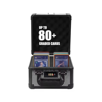 Boîte de rangement pour cartes en alliage d'aluminium et plastique 120+ BG-S FG-S, étuis magnétiques pour cartes gradées, support pour cartes de sport à chargement par le haut