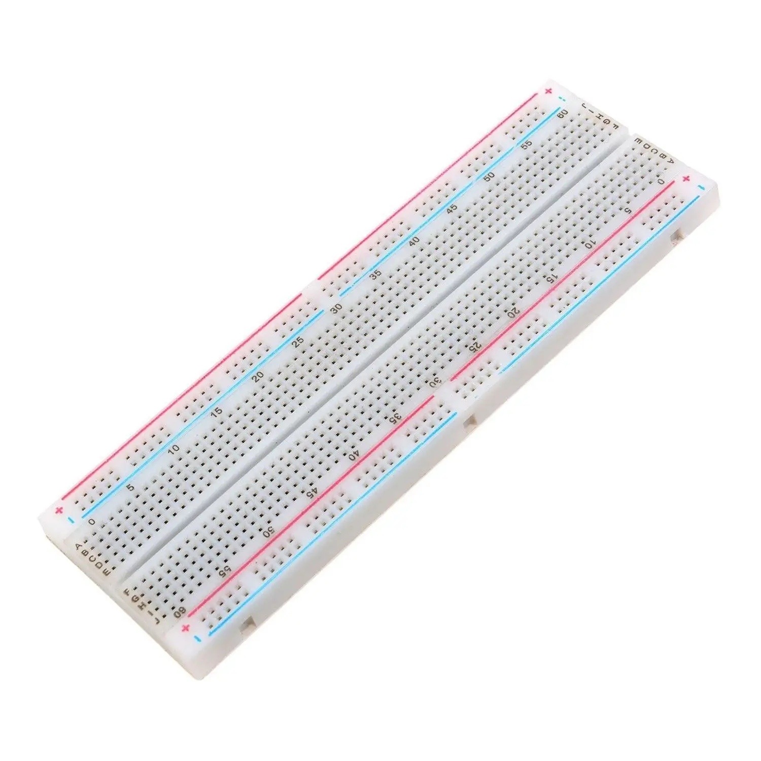 830 puntos para soldadura Breadboard blanco