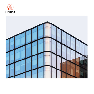 Sistema della parete della tenda della barriera antincendio: vetro strutturale & struttura di alluminio Unitized/disegno del <span class=keywords><strong>bastone</strong></span> con la guarnizione di fumo - Product Image 6