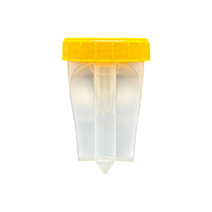 Urinebeker met schroefdeksel - 60ml - 500 stuks | Medische Vakhandel
