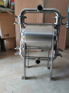 Pompe à diaphragme pneumatique sanitaire série Qbw3, 1 pouce, auto-amorçante, centrifuge, magnétique, OEM pour l'alimentation, les produits laitiers et les sauces - Product Image 3