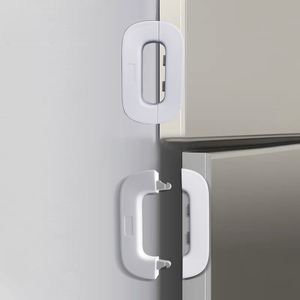 2026 New Refrigerator Cabinet Safety <b>Locks</b> Baby Fridge <b>Lock</b> Child Cabinet <b>Freezer</b> Catcher for Kids Baby Cupboard Safety <b>Locks</b> - Product Image 6