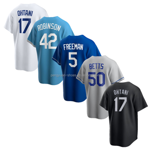 Migliore qualità #17 shohei Ohtani #5 Freddie Freeman #18 yoshinobu yamoto # 50moookie Betts maglia da Baseball americana cucita - Product Image 1