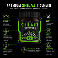 Formule Personnalisée en Vrac Certifiée GMP Végétalienne Sans OGM Résine Brute de l'Himalaya Ginseng Maca Énergie Endurance Vitalité Shilajit Adulte 100%