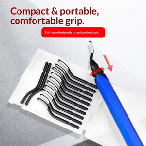 <span class=keywords><strong>Deburring</strong></span> công cụ gói 2, 6-1/2 "xoay tay <span class=keywords><strong>deburring</strong></span> công cụ với HSS lưỡi loại bỏ Burr cho nhựa nhôm đồng kim loại - Product Image 2