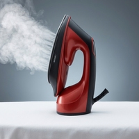Fer à vapeur portable 2-en-1 de 1800 W avec écran tactile numérique LED, défroisseur vapeur électrique portatif, contrôlé par application, pour usage domestique