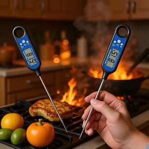 Termómetro Digital de Acero Inoxidable WENMEICE LDT-1820 con Logotipo Personalizado, Lectura Instantánea, Resistente al Agua, para Carne, Líquidos y Velas - Product Image 5