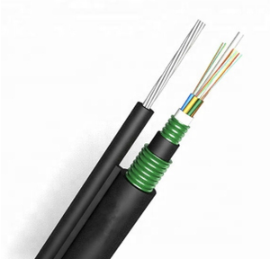 Câble à fibres optiques autoportant en forme de 8 GYTC8S53 GYTC8S, 12 ou 24 cœurs avec fil messager en acier pour réseau aérien extérieur - Product Image 3