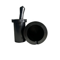 Coulée continue de grand creuset de graphite de la grande pureté 30kg
