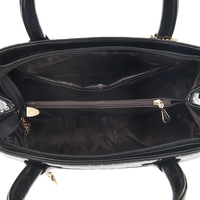 Tas Selempang Wanita Model Bucket Kulit Paten Vintage dengan Ritsleting, Desainer Mewah 2026, untuk Wanita