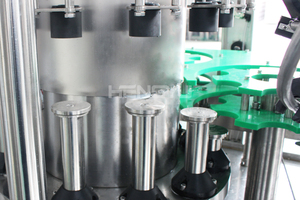 Ligne de production de <span class=keywords><strong>champagne</strong></span> clé en main complète : machine automatique de remplissage, bouchage et mise en cage de bouteilles de vin mousseux en verre - Product Image 2