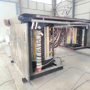 5000 Kg Hydraulic Titing Steel Shell Induction Melting Furnace Machine