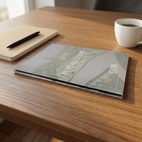 Vente en gros de dossiers de présentation, brochures, carnets, stylos à bille, cadeaux imprimés, design professionnel, écologiques, personnalisés, couleur noire