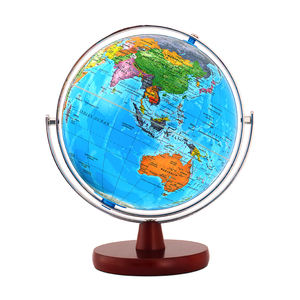 Globo Terráqueo Iluminado para Niños y Adultos de Todas las Edades con Soporte de Madera 7 en 1 - Vista Nocturna, <span class=keywords><strong>Mapa</strong></span> de Estrellas, Globo de Constelaciones - Product Image 3