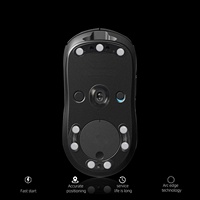 Ultra Glide PTFE Mouse Skates Versi Senyap Perekat Silikon Rendah Kebisingan Tahan Aus Paket Kustom Stiker Perekat Esports