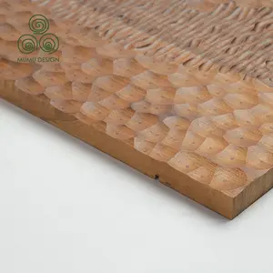 MUMU Tấm Ốp Tường Trang Trí Gạch Giả Thiết Kế Sang Trọng Tấm Ván Gỗ Biến Đổi Nhiệt 3D Trong Nhà Để Trượt
