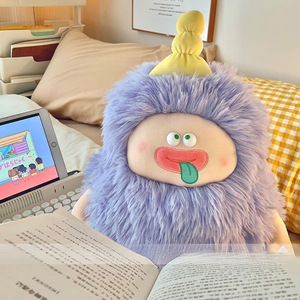 Vente en Gros ODM PP Coton Mignon Ludique <span class=keywords><strong>Petit</strong></span> Monstre Aux Cheveux Longs Jouets En Peluche Moche-Mignon Poupées En Peluche Tissu Extra-Doux Anniversaire - Product Image 4